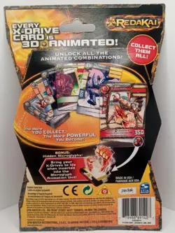 Redakai Conquer the Kairu X Drive TWO Power Packs 3D Animated Trading Cards 2010 - Image 3