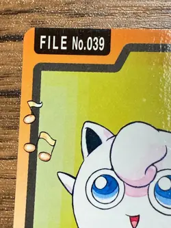 Pokemon Carddass Card Jigglypuff File No.39 Bandai Pocket Monsters 1997 Japan - Image 3