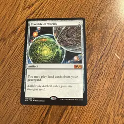 Crucible of Worlds x1 Core Set 2019 MTG Magic the Gathering Artifact Card - Image 1