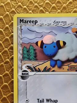 Pokemon Mareep Delta Species EX Dragon Frontiers Reverse Holo Common 54/101 LP - Image 2