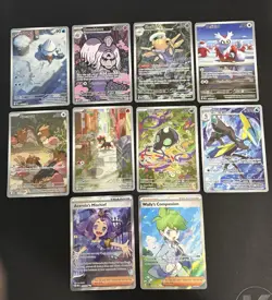 Pokemon TCG Mega Evolutions Illustration Rares Lot of 8 & 2 UR's NM - Image 1