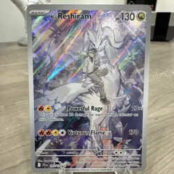 Pokemon TCG N's Reshiram 167/159 Journey Together Full Art Illustration Rare NM - Image 1