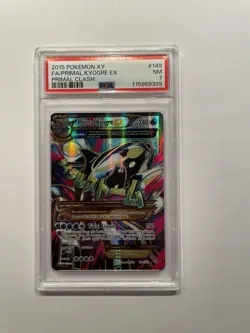 2015 Pokemon TCG Primal Clash -- #149 Primal Kyogre EX --- PSA 7 - Image 1