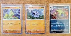 Pokemon Cosmos Holo Lot Larvitar Pupitar Tyranitar PAL EN Triple Whammy Tin - Image 1