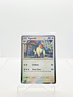 Pokemon Paldea Evolved Cosmos Holo Vigoroth 161/193 - Image 1