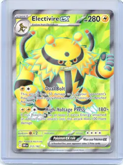 Electivire ex 212/182 Ultra Rare Destined Rivals Pokemon Near Mint - Image 1