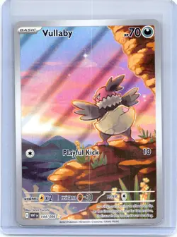 Vullaby 144/086 Holo Illustration Rare White Flare Pokemon Near Mint - Image 1