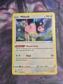 Miltank 126/189 Holo Rare Astral Radiance Pokemon Holo Bleed Near Mint - Image 1