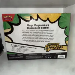 Pokemon TCG: Ascended Heroes MEGA MEGANIUM ex Box BRAND NEW Unopened - Image 2