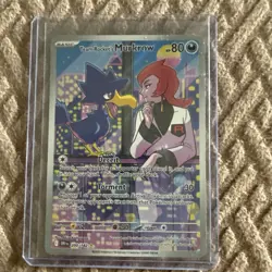 Team Rocket’s Murkrow Pokemon: Destined Rivals 200/182 Illustration Rare NM - Image 1