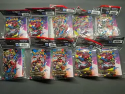 Pokemon TCG: Mega Evolution Mini Portfolio AND Booster Pack LOT OF 10 Sealed - Image 1