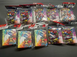Pokemon TCG: Mega Evolution Mini Portfolio AND Booster Pack LOT OF 10 Sealed - Image 2
