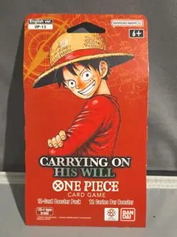 TCG Carrying on His Will SLEEVED Booster Pack OP-13 [ENGLISH 12 Cards] - Image 1