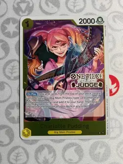 (Judge Pack Vol. 2) Charlotte Pudding - Foil - OP03-112 (NM) - One Piece English - Image 1