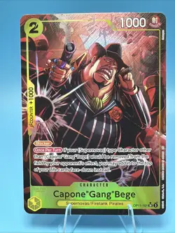 One Piece Capone”Gang”Bege OP11-101 English (SR) Alt Art - Image 1