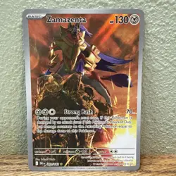 Zamazenta Pokemon TCG Destined Rivals Illustration Rare Card 201/182 - Image 1