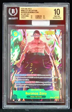 2024 Roronoa Zoro #OP06-118 Wings of the Captain BGS 10 One Piece Card - Image 4