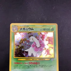 Meganium Holo Neo Premium File Promo - Japanese Pokemon Card - 2000 - Image 3
