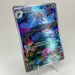 Gloom 198/197 Illustration Rare SV03: Obsidian Flames Full Art Pokemon Card NM - Image 2