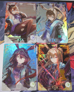 Amiya Rhodes Island Arknights Goddess Story SSR SR Foil Waifu Card Set - Image 1