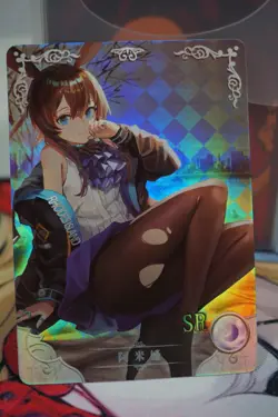 Amiya Rhodes Island Arknights Goddess Story SSR SR Foil Waifu Card Set - Image 4