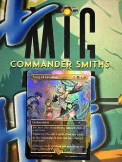 Song of Creation ✨ Borderless FOIL ✨ Hatsune Miku Digital Sensation Secret Lair - Image 1