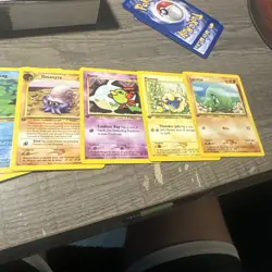 POKEMON 1ST EDITION NEO DISCOVERY 19 CARD LOT KABUTO + POLIWAG +TYROGUE + NATU - Image 3
