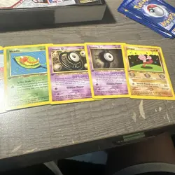 POKEMON 1ST EDITION NEO DISCOVERY 19 CARD LOT KABUTO + POLIWAG +TYROGUE + NATU - Image 5