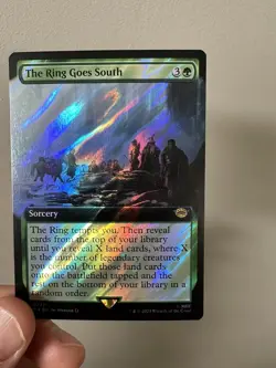 The Ring Goes South R0777 Extended Art Surge Foil MTG Lord of the Rings NM - Image 1