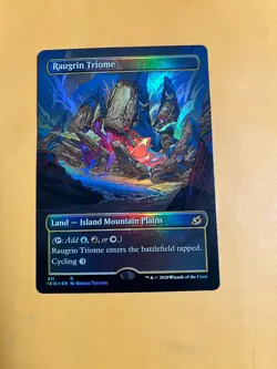 MTG Raugrin Triome #311 Showcase Borderless Foil Rare NM - Image 1