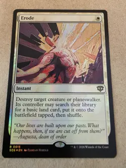Erode - Foil - Secrets of Strixhaven - Mtg - Image 1