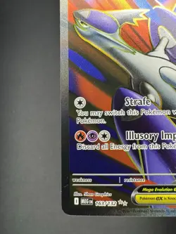 Pokemon TCG Mega Latias EX 163/132 ME01 Mega Evolution Full Art Holo English - Image 4