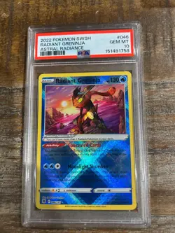 POKEMON 2022 Astral Radiance RADIANT GRENINJA #046 PSA 10 Gem Mint RARE - Image 1