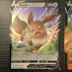 Pokemon TCG SWSH Black Star Promos Eevee V & Eeveelutions V Holo Lot 9 - Image 2