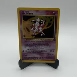 WOTC Pokemon TCG Mr. Mime 6/64 Jungle Holo Rare Unlimited 1999 40HP Eng - Image 1