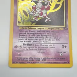 WOTC Pokemon TCG Mr. Mime 6/64 Jungle Holo Rare Unlimited 1999 40HP Eng - Image 3