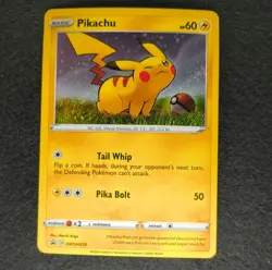 Pokemon | Pikachu | Swirl | SWSH039 | Black Star Promo | Cosmos Holo | NM - Image 2