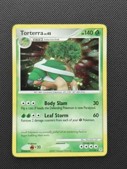 Torterra 17/130 - Pokemon TCG 2007 - Diamond and Pearl - Holo Rare - DMG - Image 1