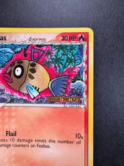 2006 Pokemon Feebas 49/101 EX Dragon Frontiers Reverse Holo STAMPED - Image 3