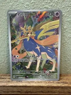 Pokemon TCG Zacian 100/94 Phantasmal Flames Illustration Rare NM - Image 1