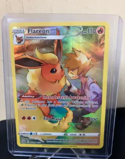 Flareon TG01/TG30 Holo Brilliant Stars Trainer Gallery Pokemon NM - Image 2