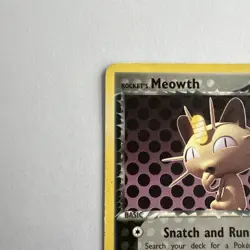 Pokemon TCG Rocket's Meowth EX Team Rocket Returns 46/109 Uncommon 2004 - Image 5