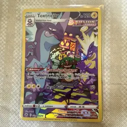 Toxtricity Pokemon Ultra Rare SWSH: Crown Zenith: Galarian Gallery GG09/GG70 - Image 1