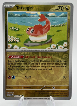 Reverse Holo Tatsugiri - 131/167 Uncommon Twilight Masquerade Pokemon TCG - Image 1