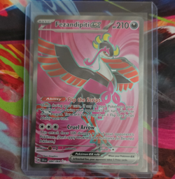 Pokemon TCG Fezandipiti ex 084/064 SV UR Full Art Holo English - Image 1