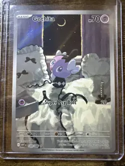 Gothita 121/086, Illustration Rare, White Flare, Full Art Holo, Pokemon TCG, NM - Image 1