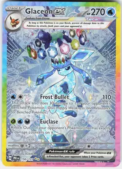 Pokemon Glaceon ex 150/131 Holo Prismatic Evolutions Pokemon NM - Image 1