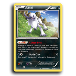 Absol 40/108 Rare Roaring Skies Holo Pokemon NM - Image 1