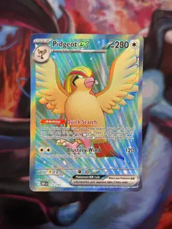 Pidgeot ex 217/197 Ultra Rare Obsidian Flames Pokemon Holo NM - Image 1