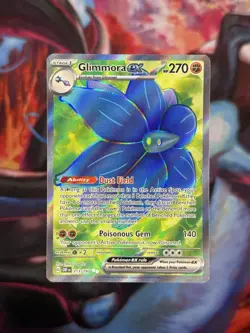 Glimmora ex 213/197 Ultra Rare Obsidian Flames Pokemon Holo NM - Image 1